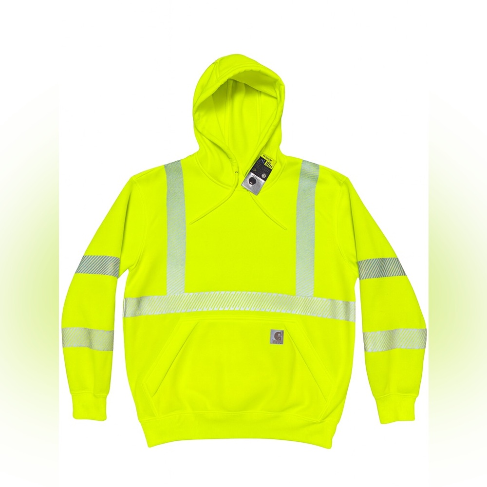 Carhartt High-Visibility Hoodie Sweatshirt sz XL